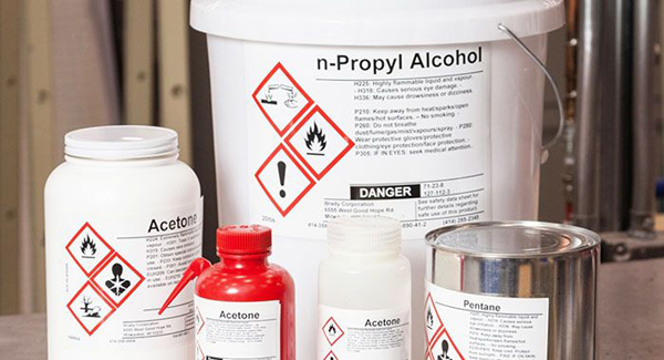 برچسب مواد شیمیایی